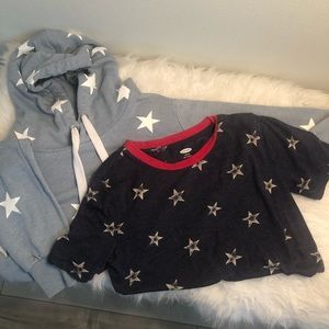 ⭐️Stars hoodie and shirt bundle⭐️